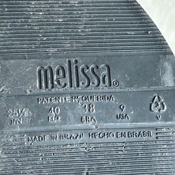 Melissa Women's Black Creative Wedge Sandals 3” Heel Size 9 - Picture 8 of 11